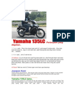 Yamaha 135LC Dan Penjagaan