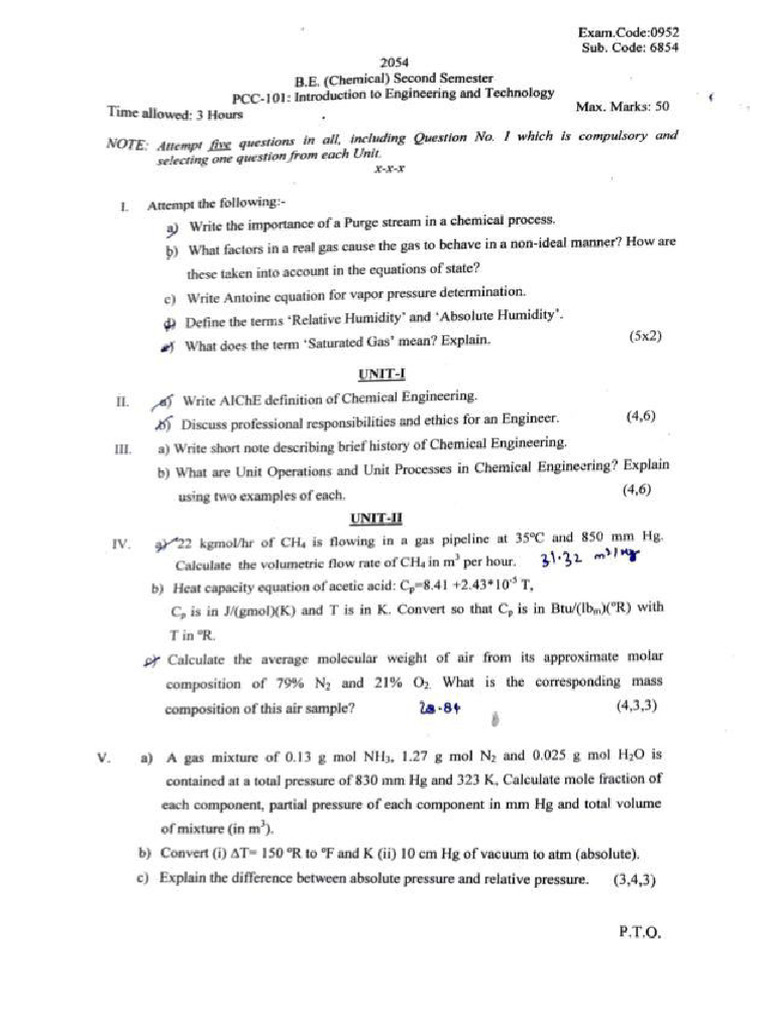 Iet 2023 End Sem Pyq | PDF