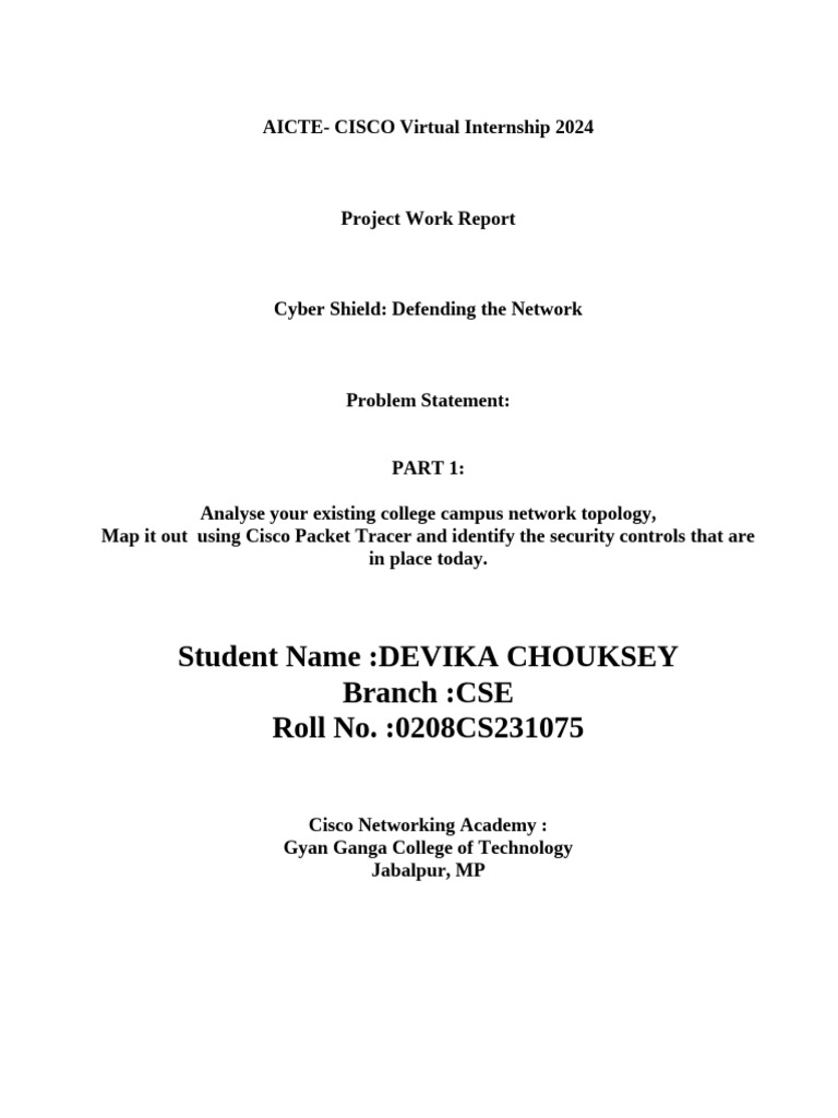 Problem pdf computer network security