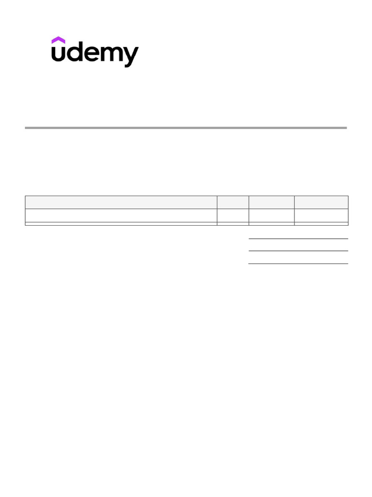 Professional Course Example