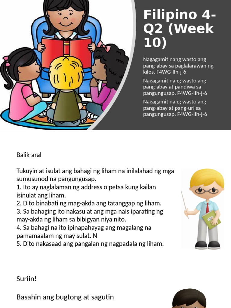 Filipino 4-Q2 (Week 10) | PDF