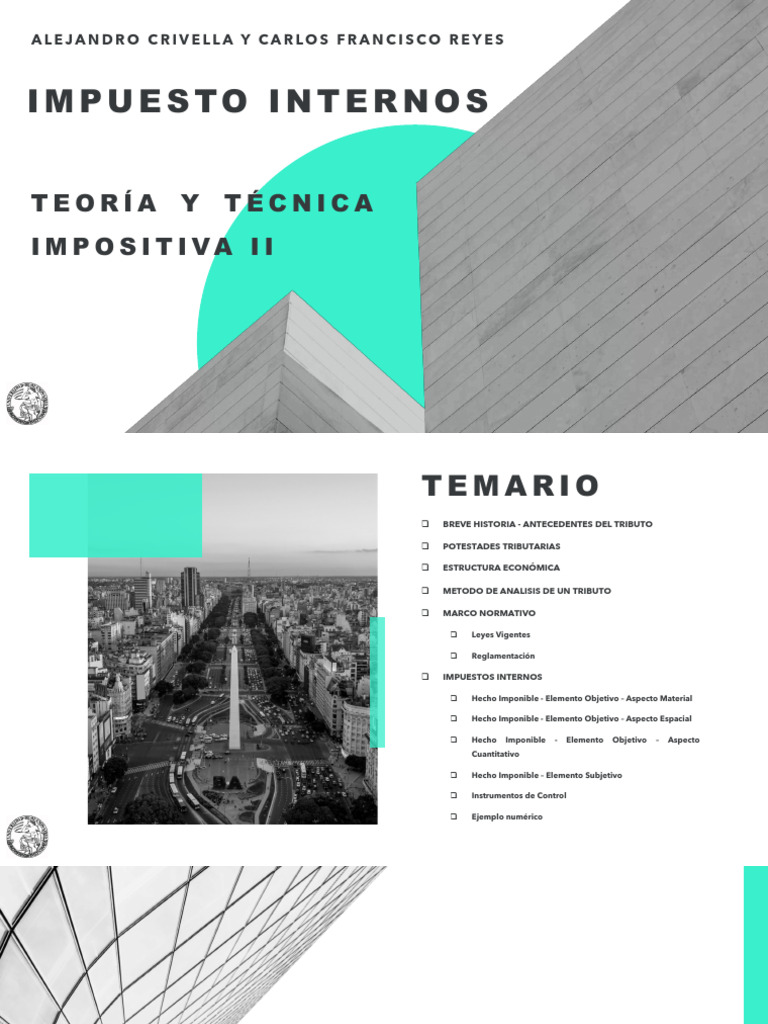 Clase IMPUESTOS INTERNOS - 1° 2024 | PDF | Impuestos | Impuesto al ...