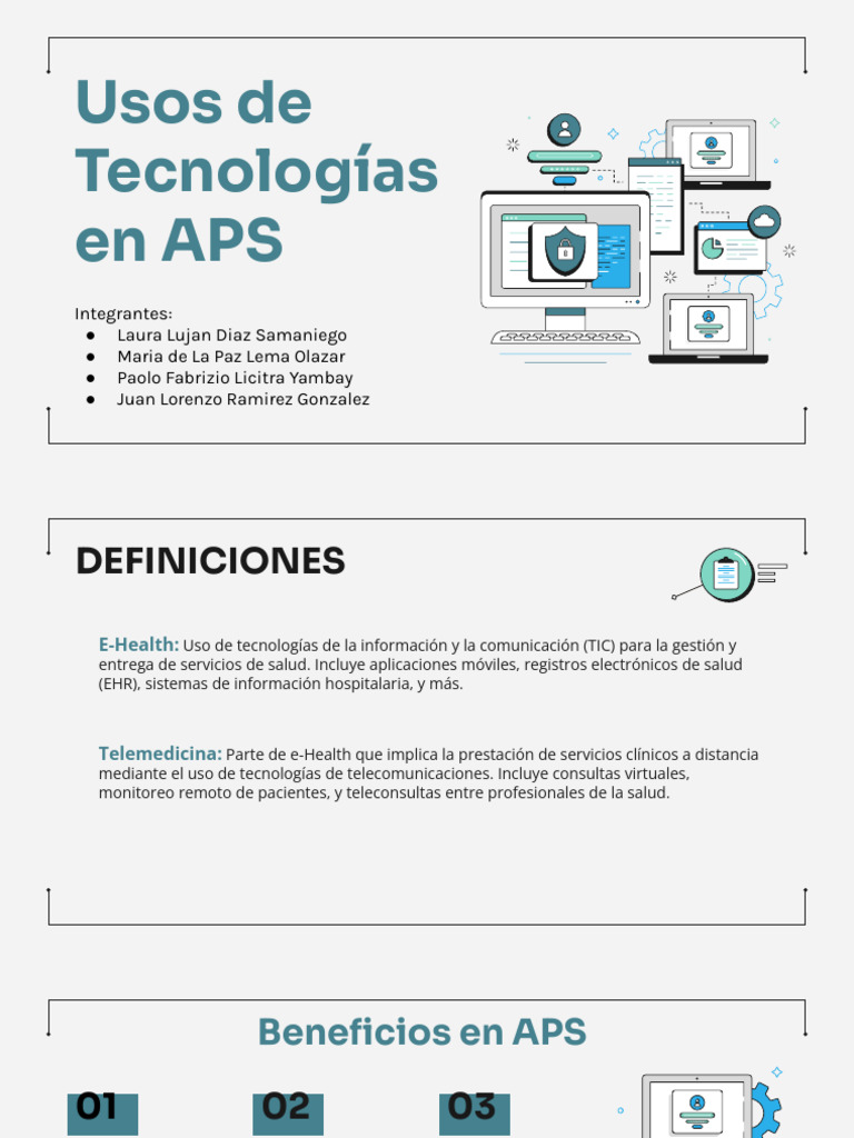 19 - Uso de Tecnologías en APS | PDF | Tecnología de información y