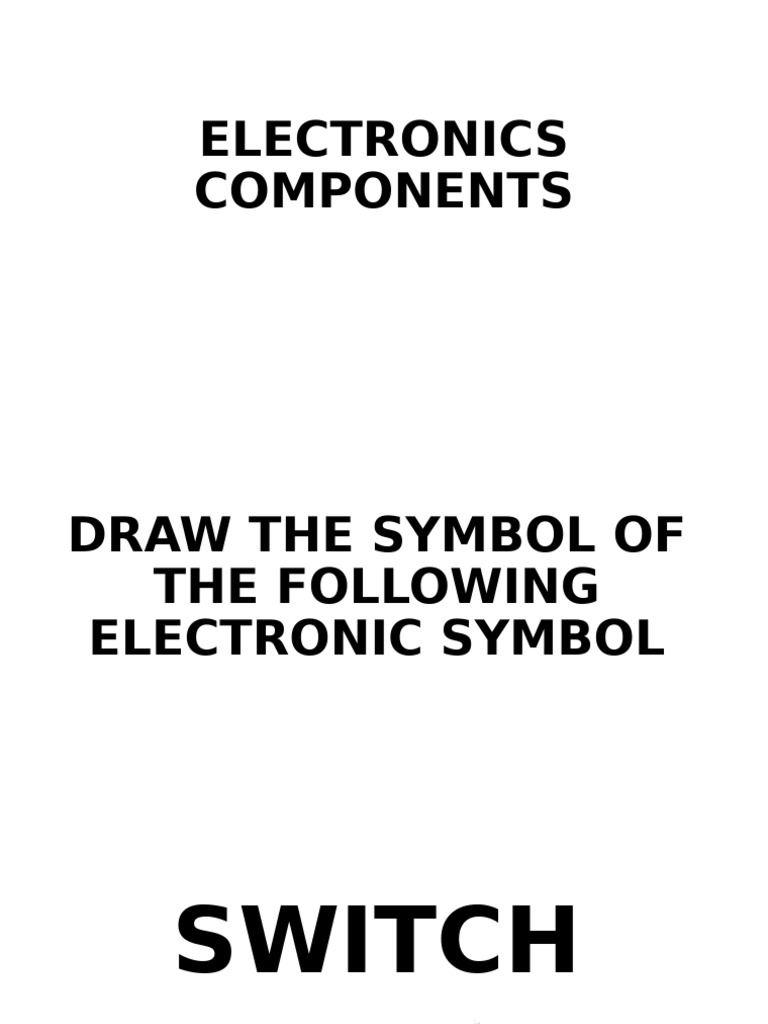 Electronics Components | PDF