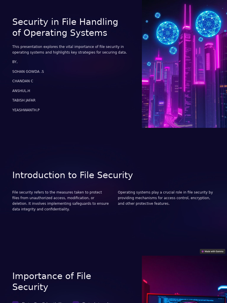 File Security Strategies for OS | PDF | Security | Computer Security