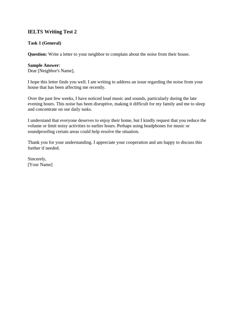 IELTS Writing Test 2 | PDF