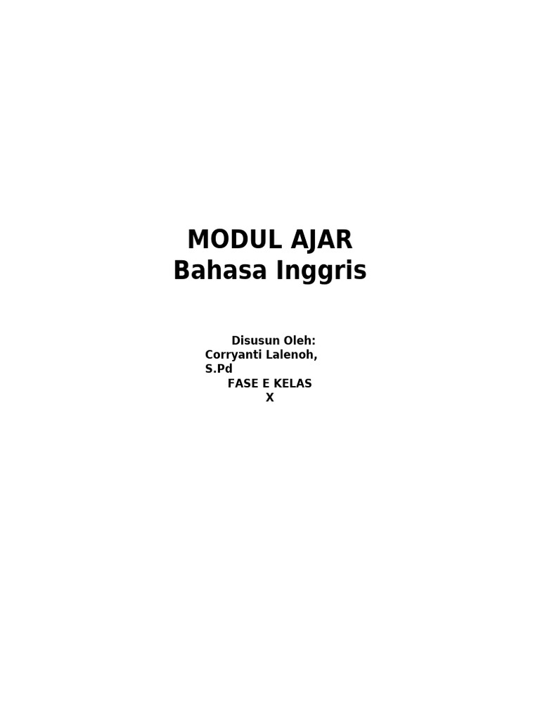 Procedure Text Modul | PDF
