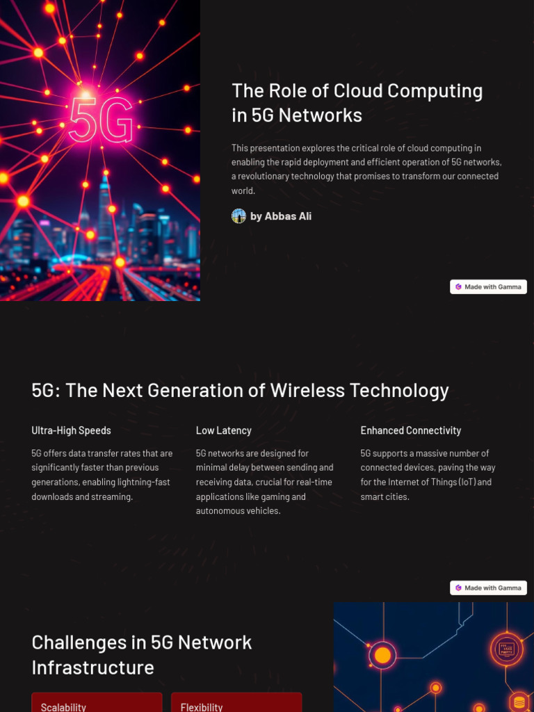 Cloud Computing's Impact on 5G Networks | PDF | Cloud Computing ...
