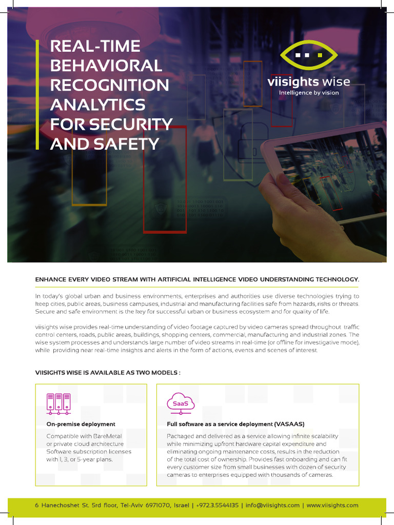VIISIGHTS - Wise Datasheet | PDF