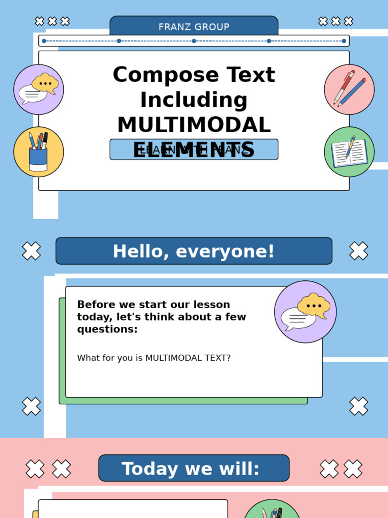 Composing Multimodal Texts Guide | PDF | Gesture | Linguistics