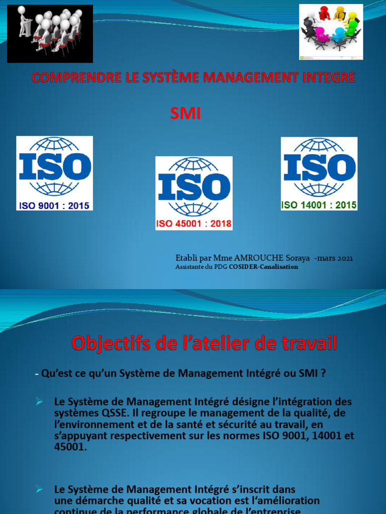 Avantages et mise en œuvre du SMI | PDF | Management de la qualité ...