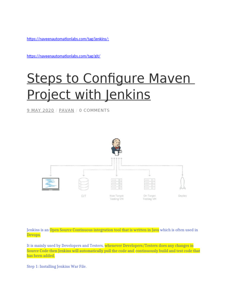 Jenkins pdf version control software engineering