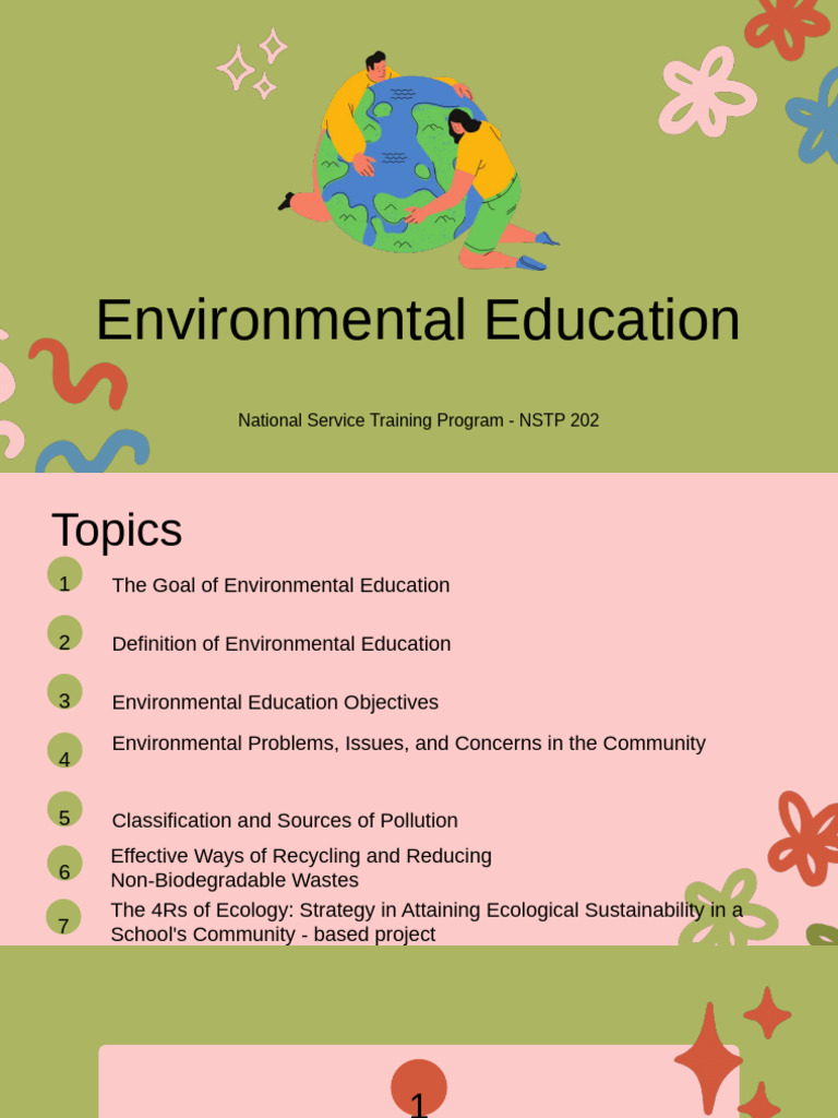 Lesson 2 Environmental Education | PDF | Sustainability | Waste
