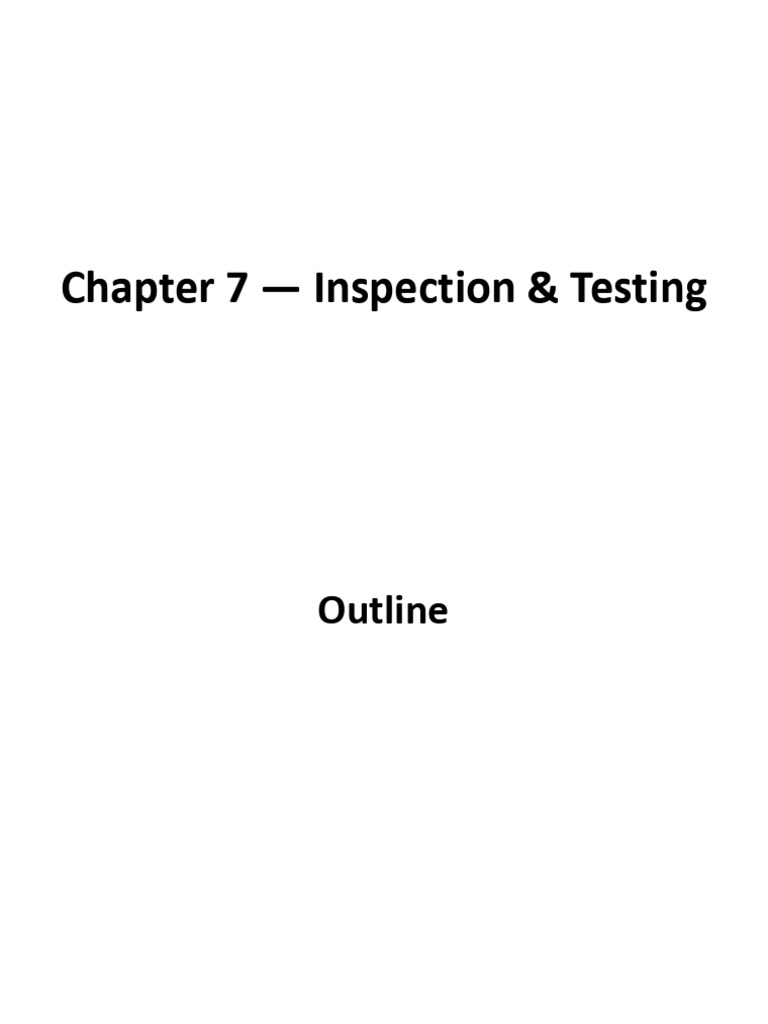Chapter 7 - Inspection & Testing 86942 | PDF | Electrical Resistance ...