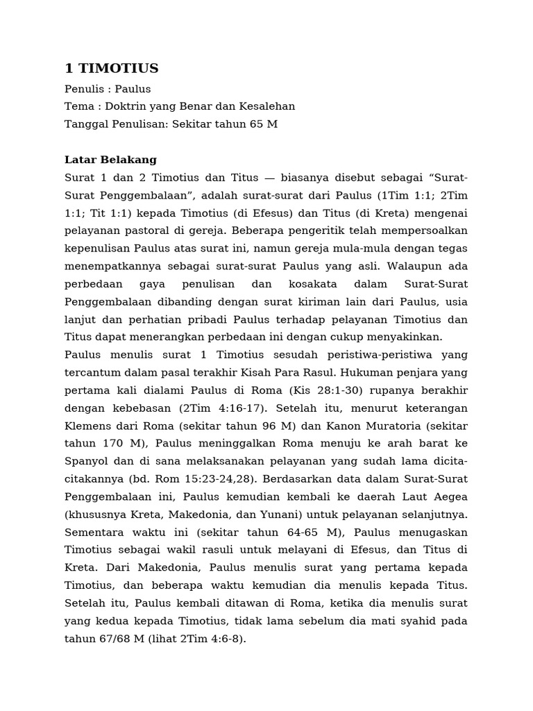 TIMOTIUS | PDF