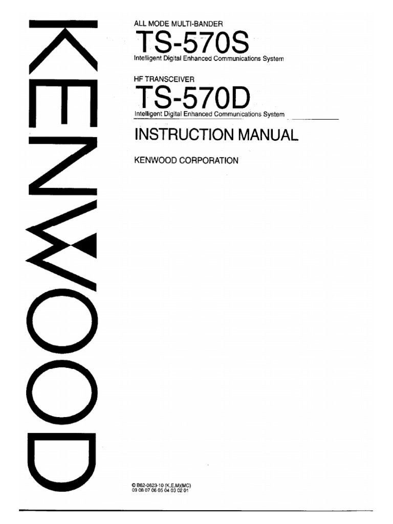 Kenwood TS-570 User Manual | PDF