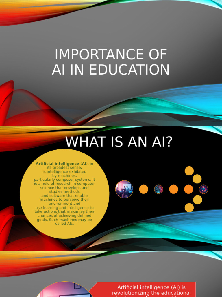 Importance of Ai in Education 2 | PDF | Intelligence (AI) & Semantics ...