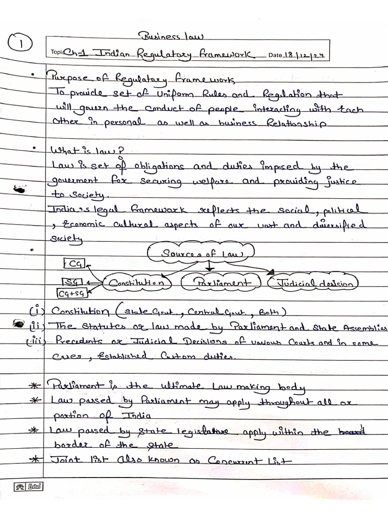 Indian Regulatory Framework Pdf