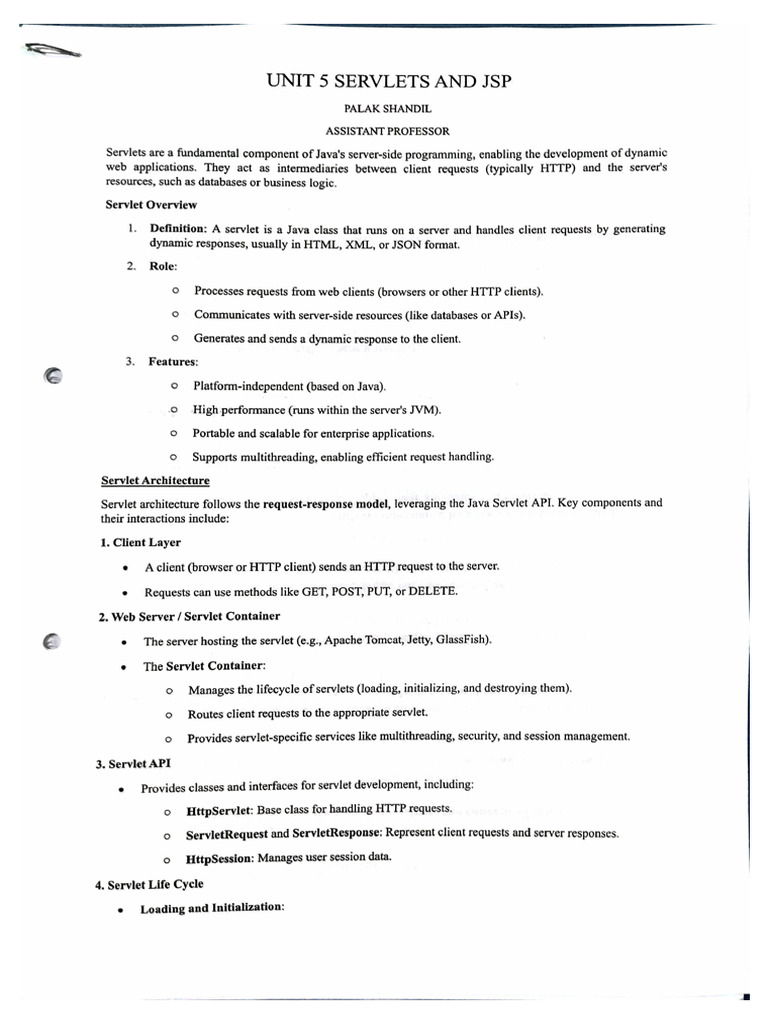 WT Unit 5 | PDF