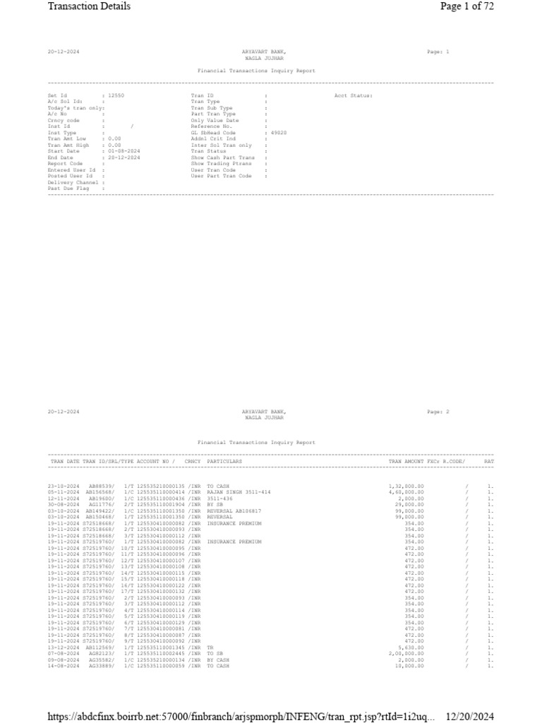 FTR | PDF | Payments | Insurance