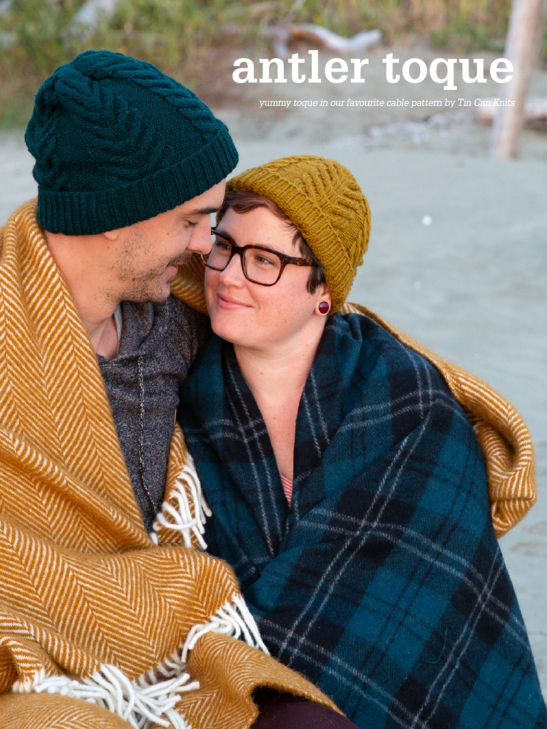 Antler Toque Knitting Pattern Guide | PDF | Knitting | Worsted