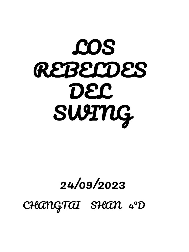 Los rebeldes del swing | PDF