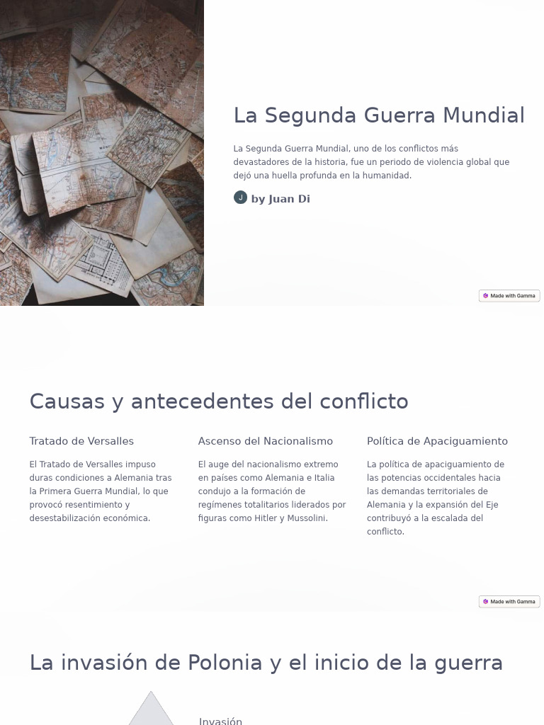 Causas y Consecuencias de la Segunda Guerra Mundial | PDF | Segunda ...