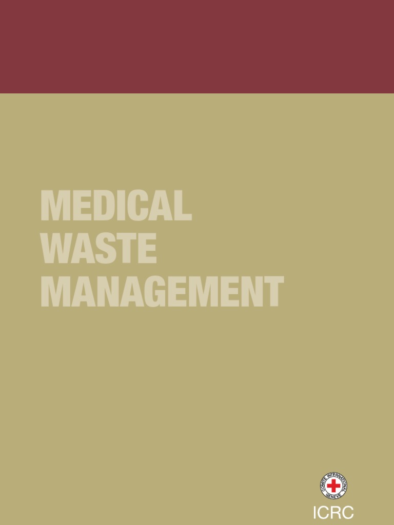 Medical Waste Management PDF Incineration Waste