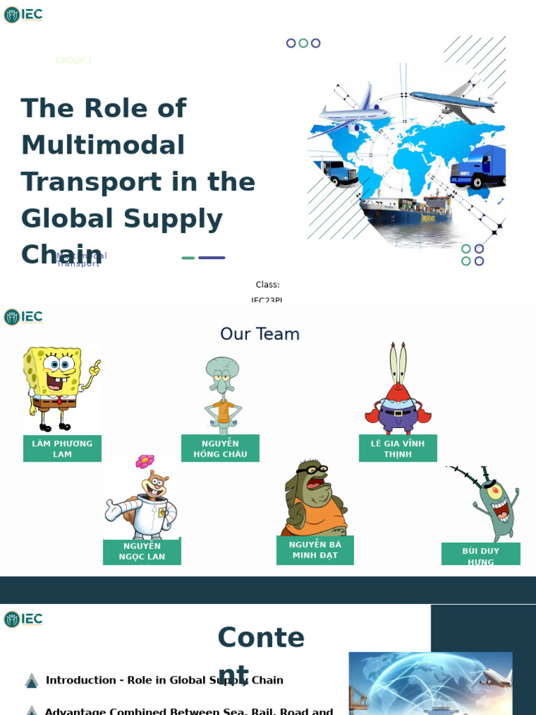 Multimodal Transport in Global Supply Chain | PDF | Transport | Port