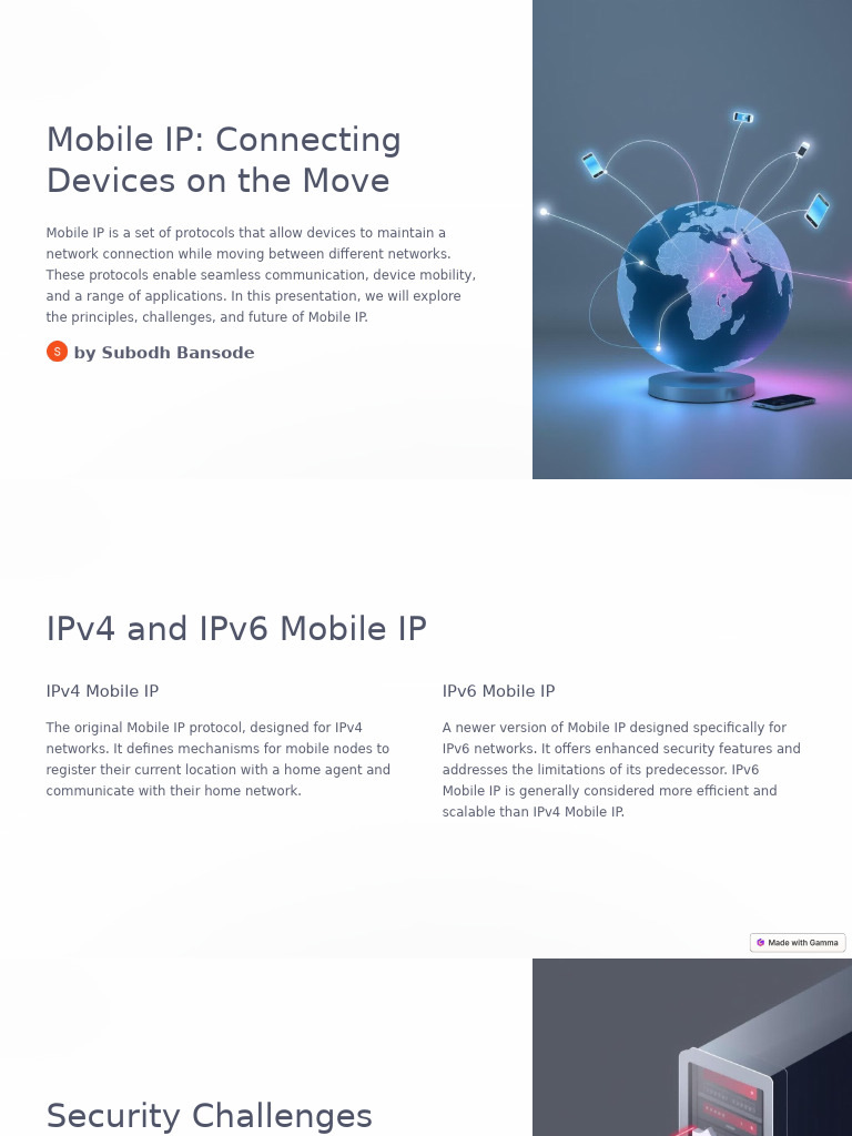 Mobile IP Connecting Devices on the Move | PDF | Computer Network ...