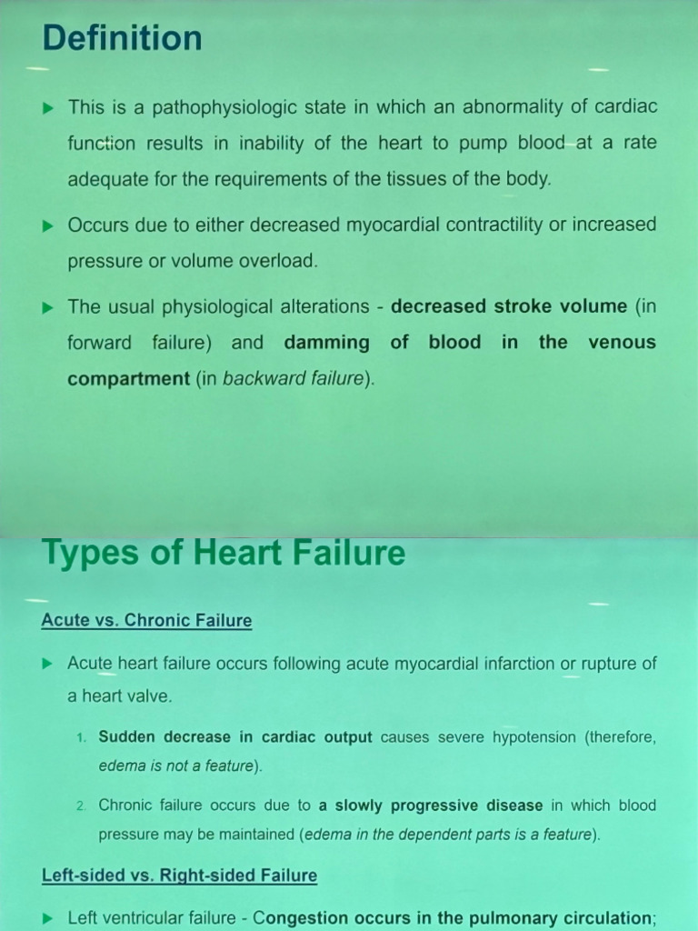 Pathophysiology of Heart Failure 1 Jan 2025 | PDF | Heart Failure | Heart