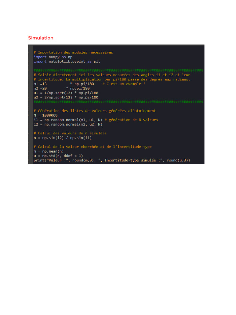 Simulation | PDF