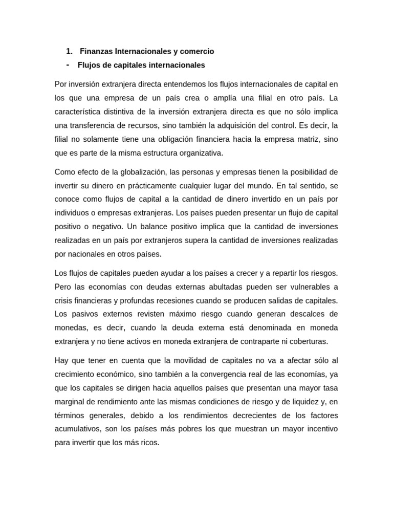 Flujos de Capital y Tipos de Cambio | PDF | Tipo de cambio | Moneda