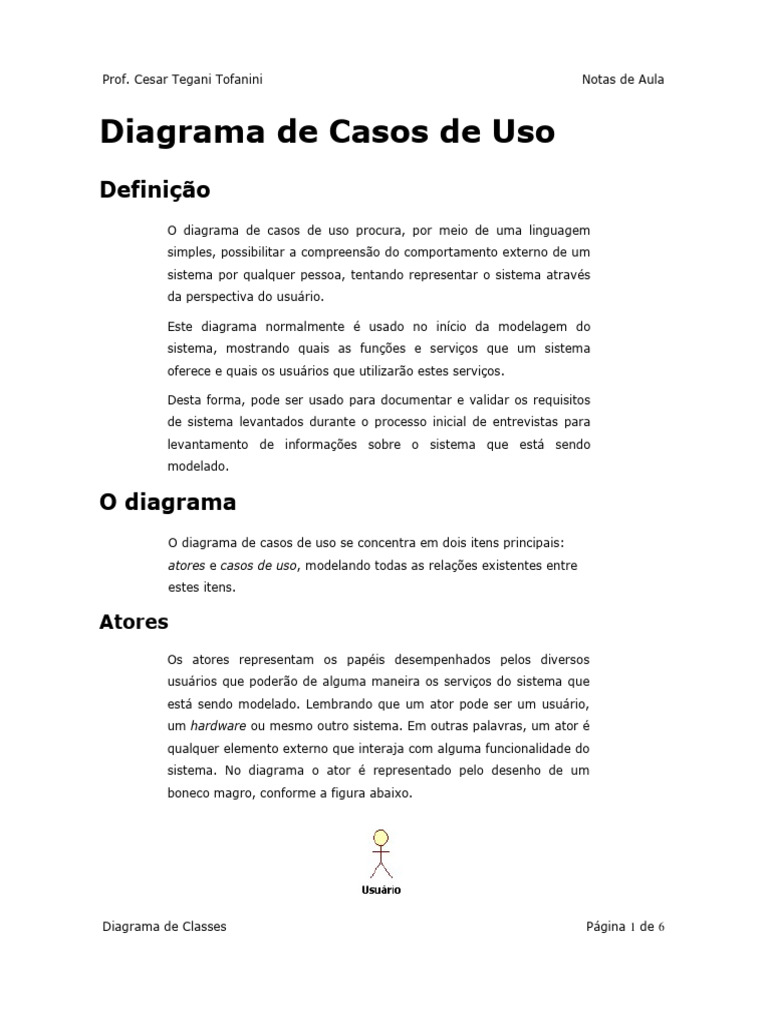 Diagrama de Casos de Uso UML | PDF | Diagrama de caso de uso ...