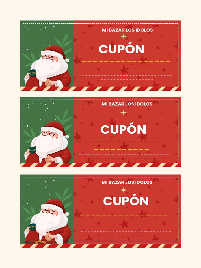 Cupon - SORTEO NAVIDEÑO | PDF