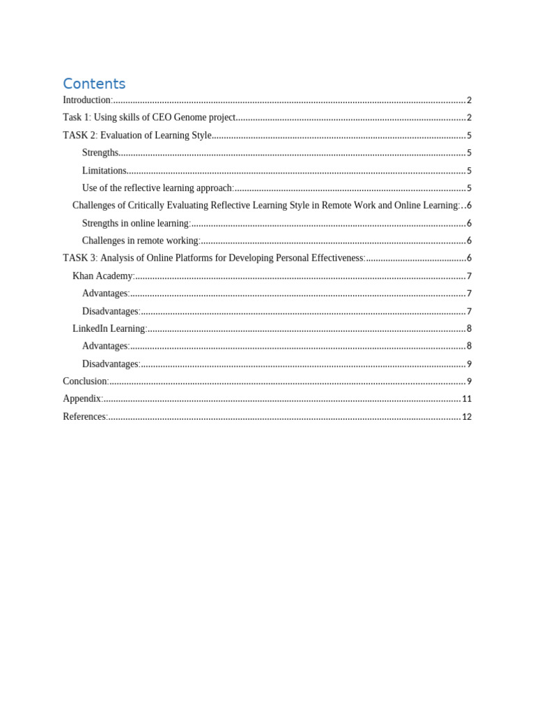 Ceo 2500 Words | PDF | Learning | Educational Technology