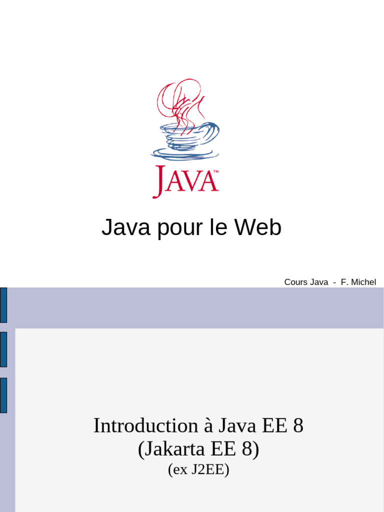 Introduction à Java EE 8 pour le Web | PDF | Java (Langage de ...