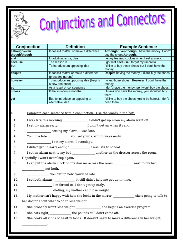 Understanding Conjunctions with Examples | PDF | Dieting | Weight Loss