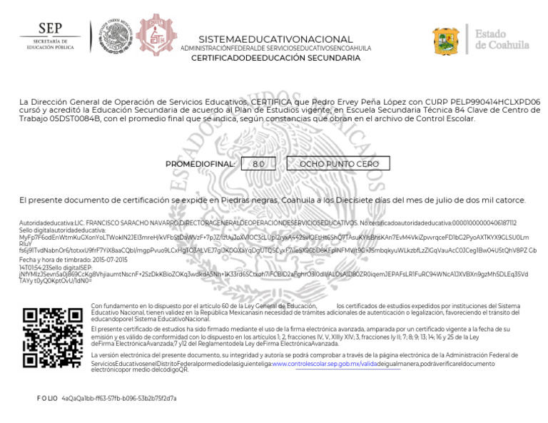 CERTIFICADO-COAHUILA Pedro - 20250103 - 173221 - 0000 | PDF