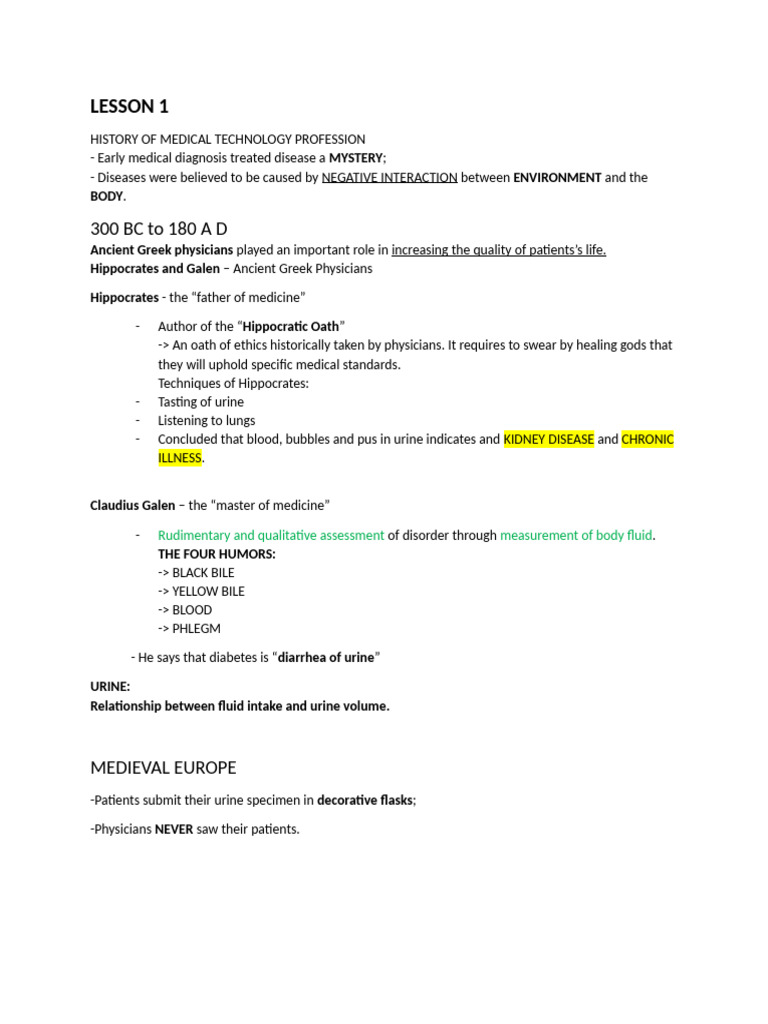 PMLS 1 | PDF | Pathology | Clinical Medicine