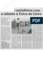 Livreiros satisfeitos com a adesão à Feira do Livro