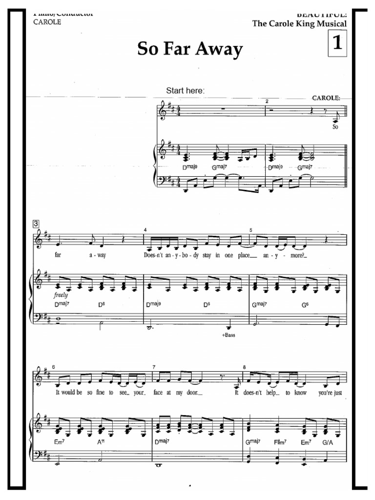 So Far Away | PDF