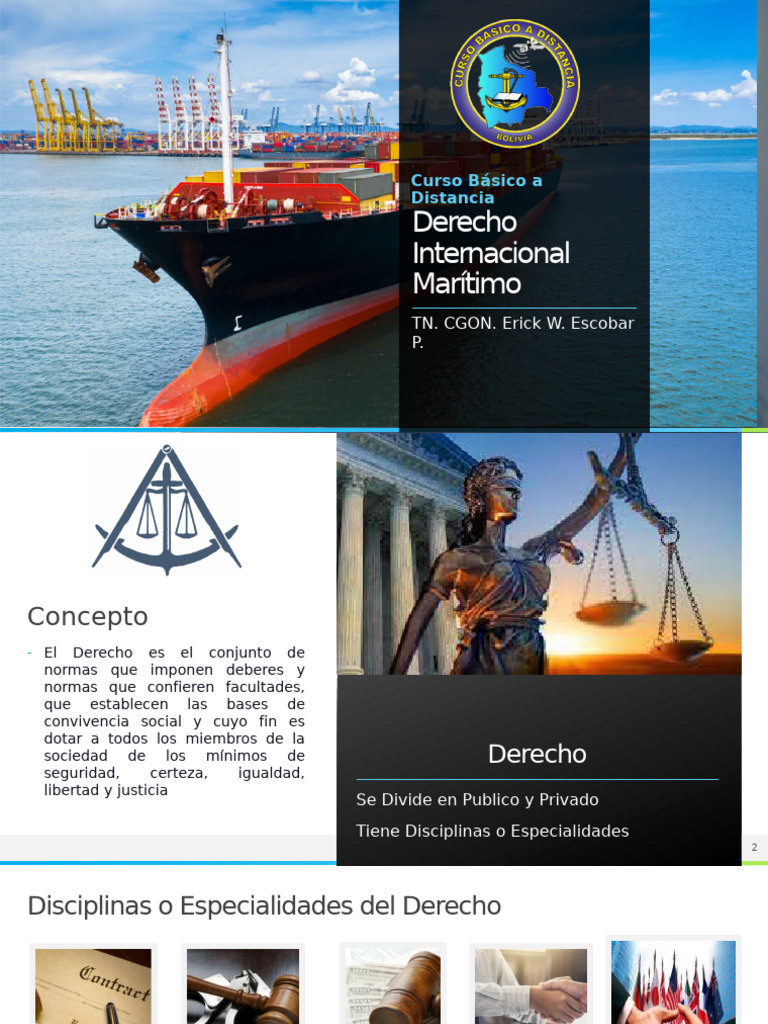 03 TEMA 3 - Derecho Internacional Maritimo | PDF | Ley del mar | Ley ...