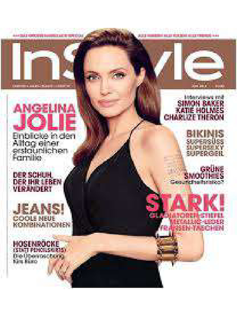Angelina Jolie - InStyle Magazine | PDF