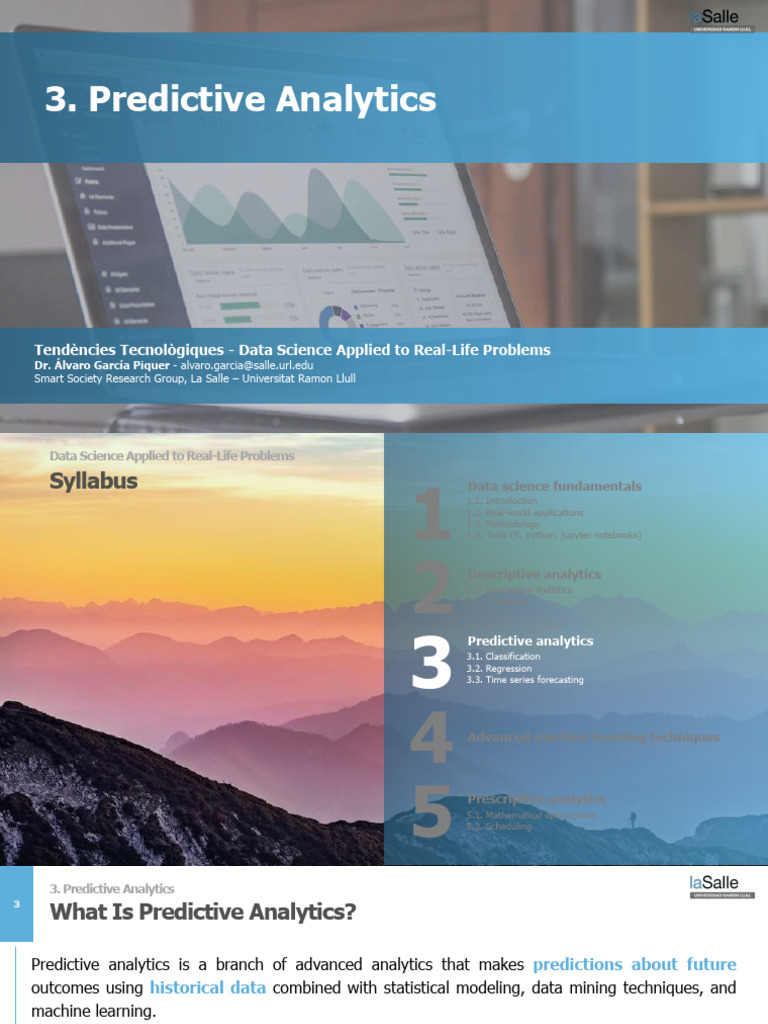 Predictive Analytics | PDF | Statistical Classification | Predictive ...