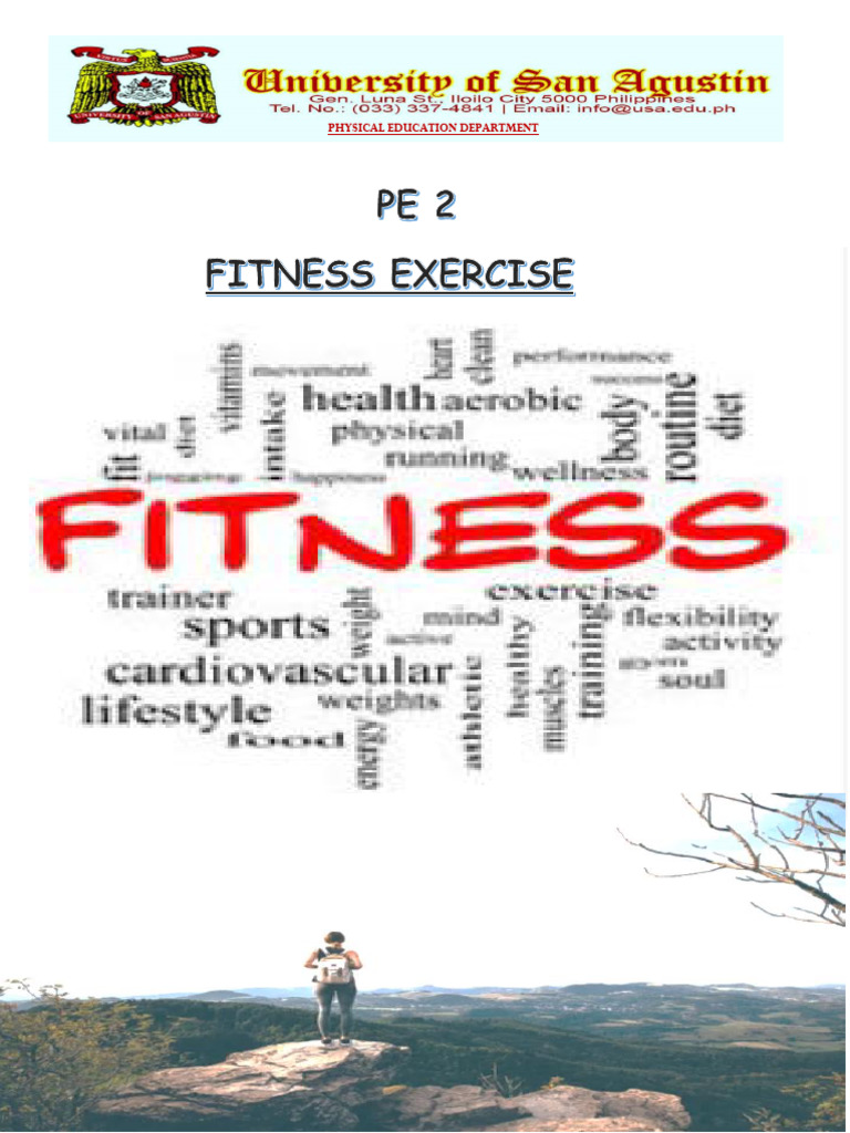 PE 2 Fitness Exercise Course Overview | PDF | Physical Fitness ...