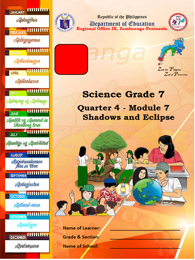 Grade 7 Science: Shadows & Eclipses Module | PDF | Eclipse | Solar Eclipse