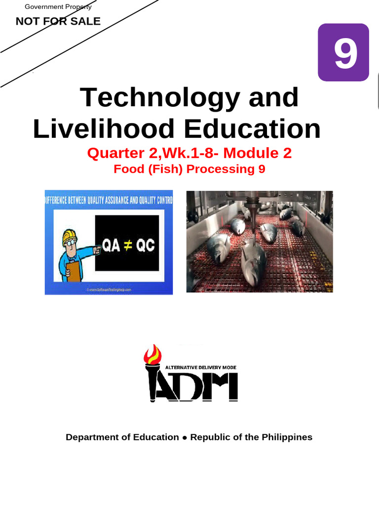 9 Food Processing Tle9 - q2 - Wk1-8 Complete | PDF | Disinfectant ...