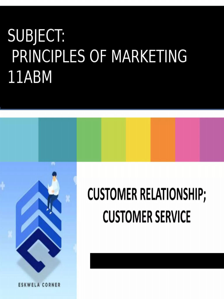 Principles of Marketing for 11ABM | PDF