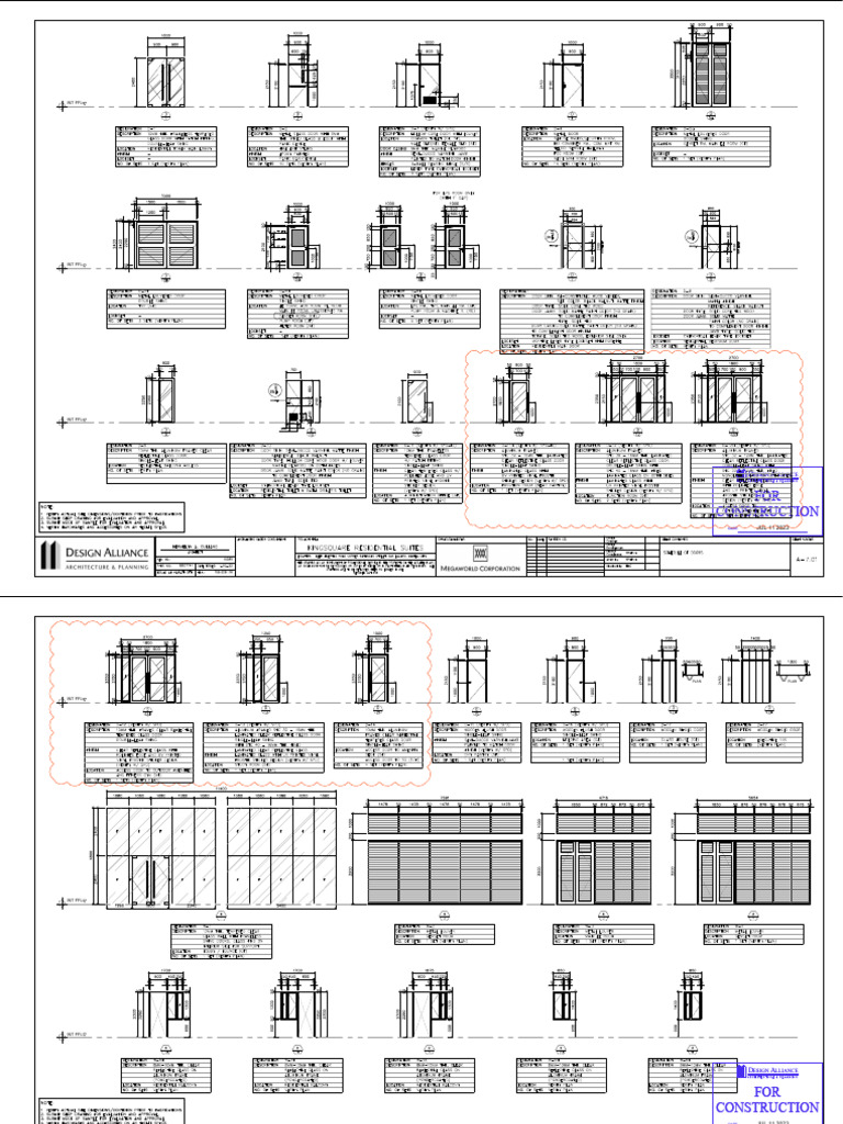 A-7.01-7.03 - Door and Window Schedule - FCD July 11, 2023 | PDF